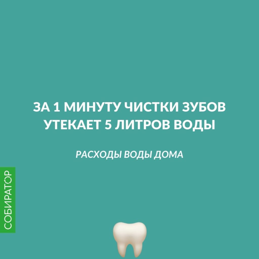 Чек-лист по расходу воды дома | «Зеленый полюс»